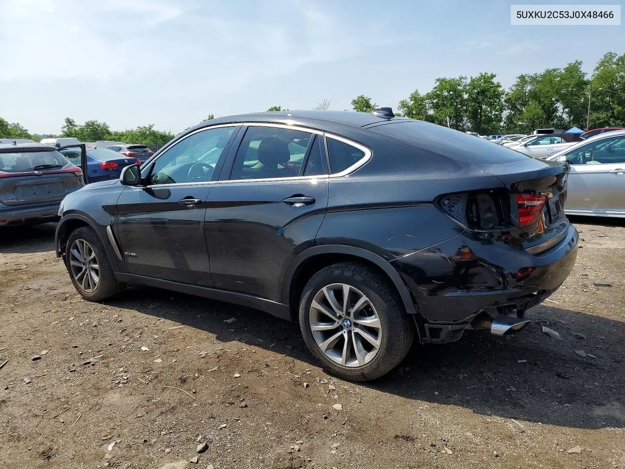 2018 BMW X6 xDrive35I VIN: 5UXKU2C53J0X48466 Lot: 56485276