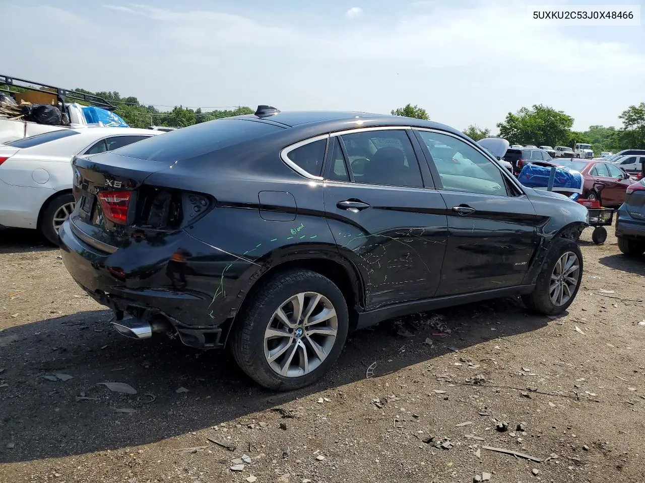 2018 BMW X6 xDrive35I VIN: 5UXKU2C53J0X48466 Lot: 56485276