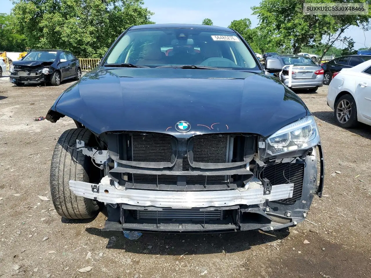 2018 BMW X6 xDrive35I VIN: 5UXKU2C53J0X48466 Lot: 56485276
