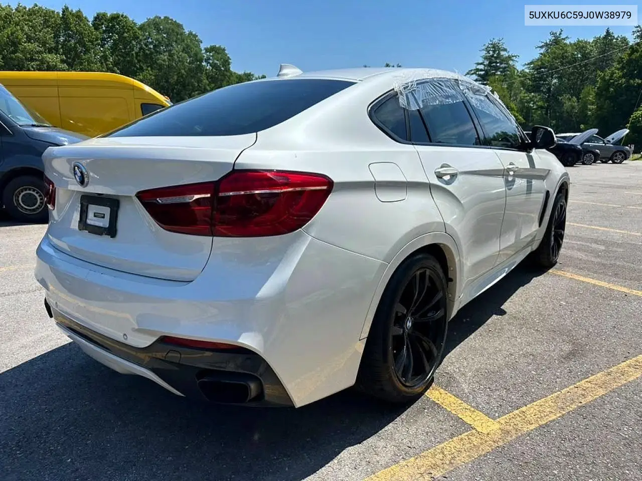 2018 BMW X6 xDrive50I VIN: 5UXKU6C59J0W38979 Lot: 57189936