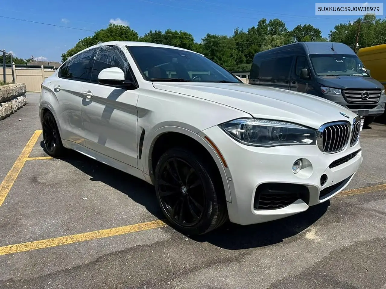 2018 BMW X6 xDrive50I VIN: 5UXKU6C59J0W38979 Lot: 57189936