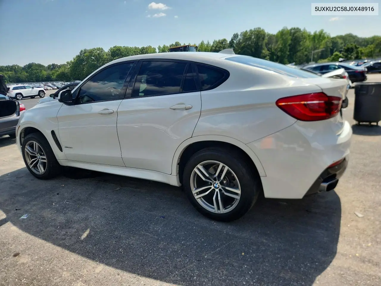 2018 BMW X6 xDrive35I VIN: 5UXKU2C58J0X48916 Lot: 60326236