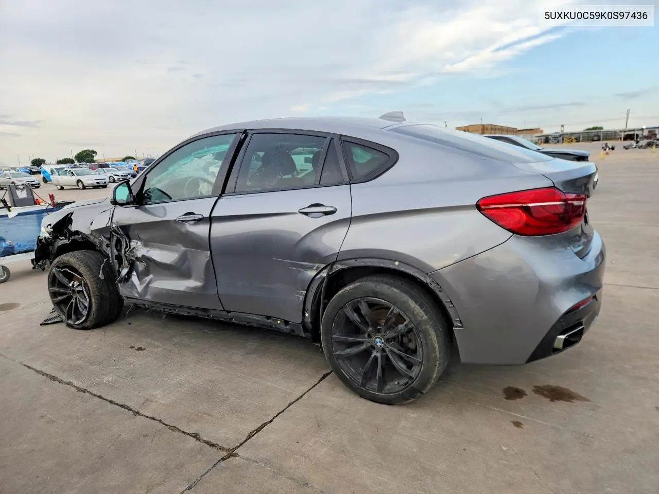 2019 BMW X6 Sdrive35I VIN: 5UXKU0C59K0S97436 Lot: 53173966