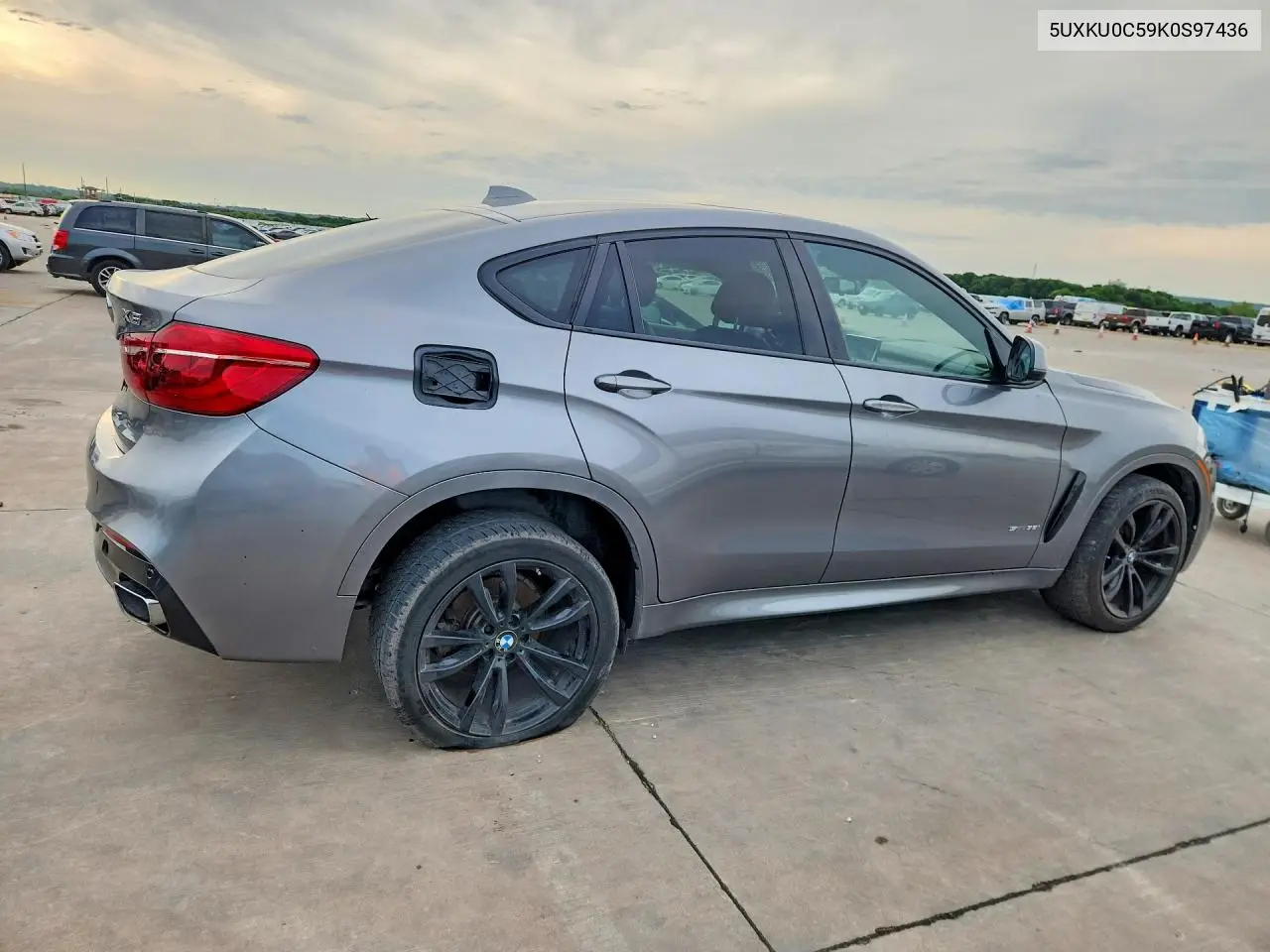2019 BMW X6 Sdrive35I VIN: 5UXKU0C59K0S97436 Lot: 53173966