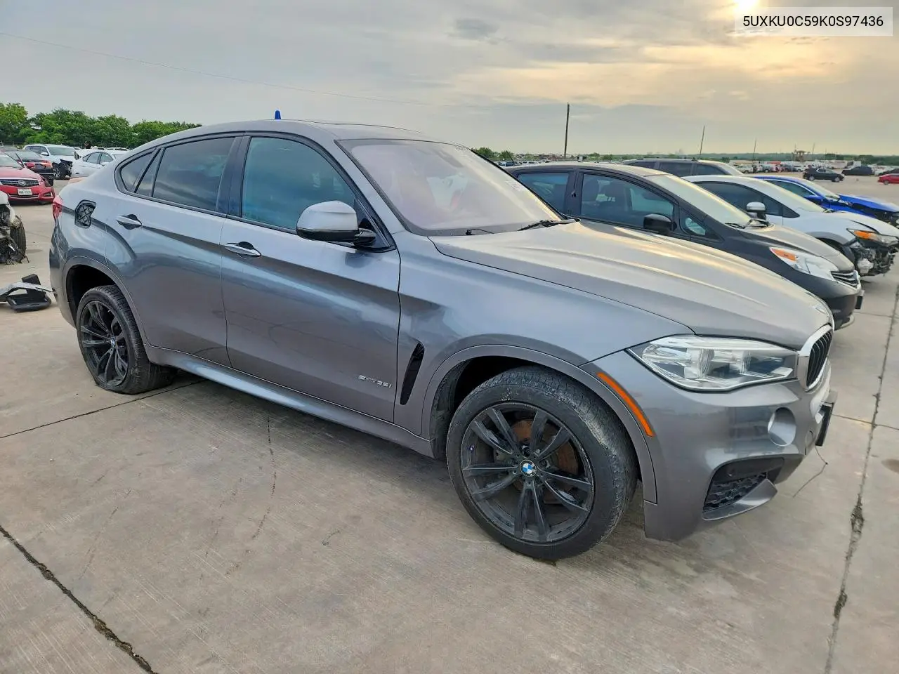2019 BMW X6 Sdrive35I VIN: 5UXKU0C59K0S97436 Lot: 53173966