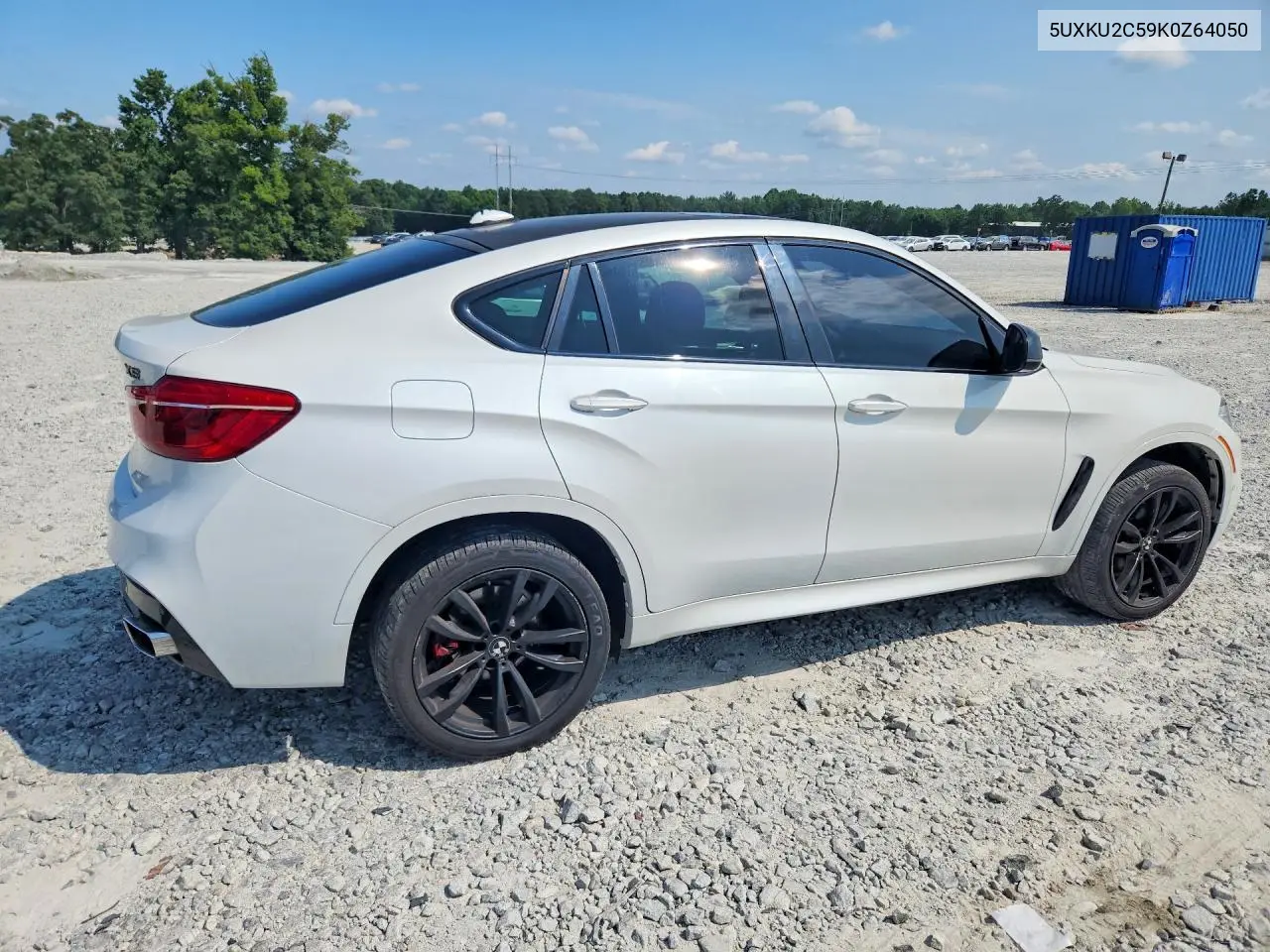 2019 BMW X6 xDrive35I VIN: 5UXKU2C59K0Z64050 Lot: 58356096