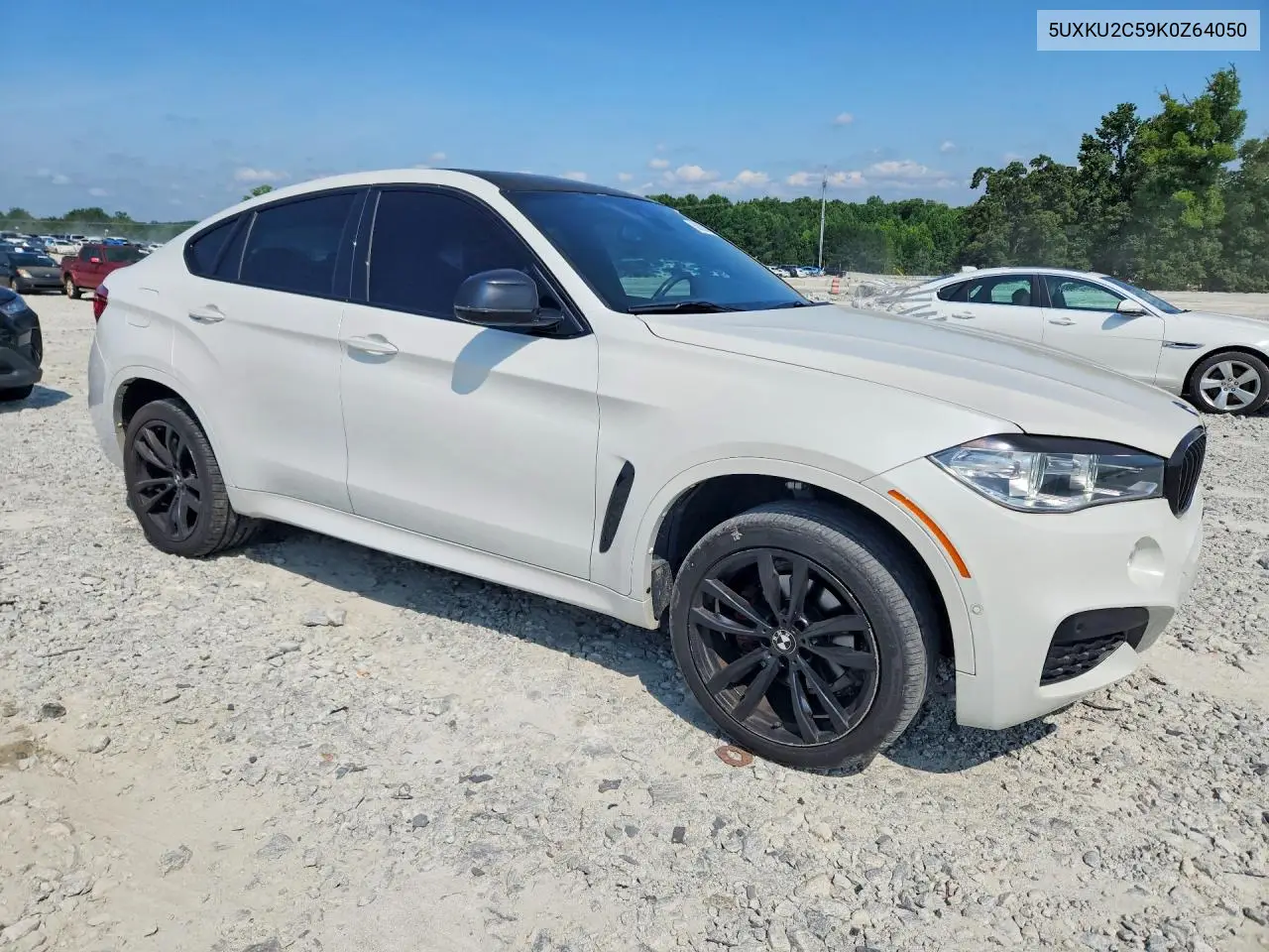 2019 BMW X6 xDrive35I VIN: 5UXKU2C59K0Z64050 Lot: 58356096