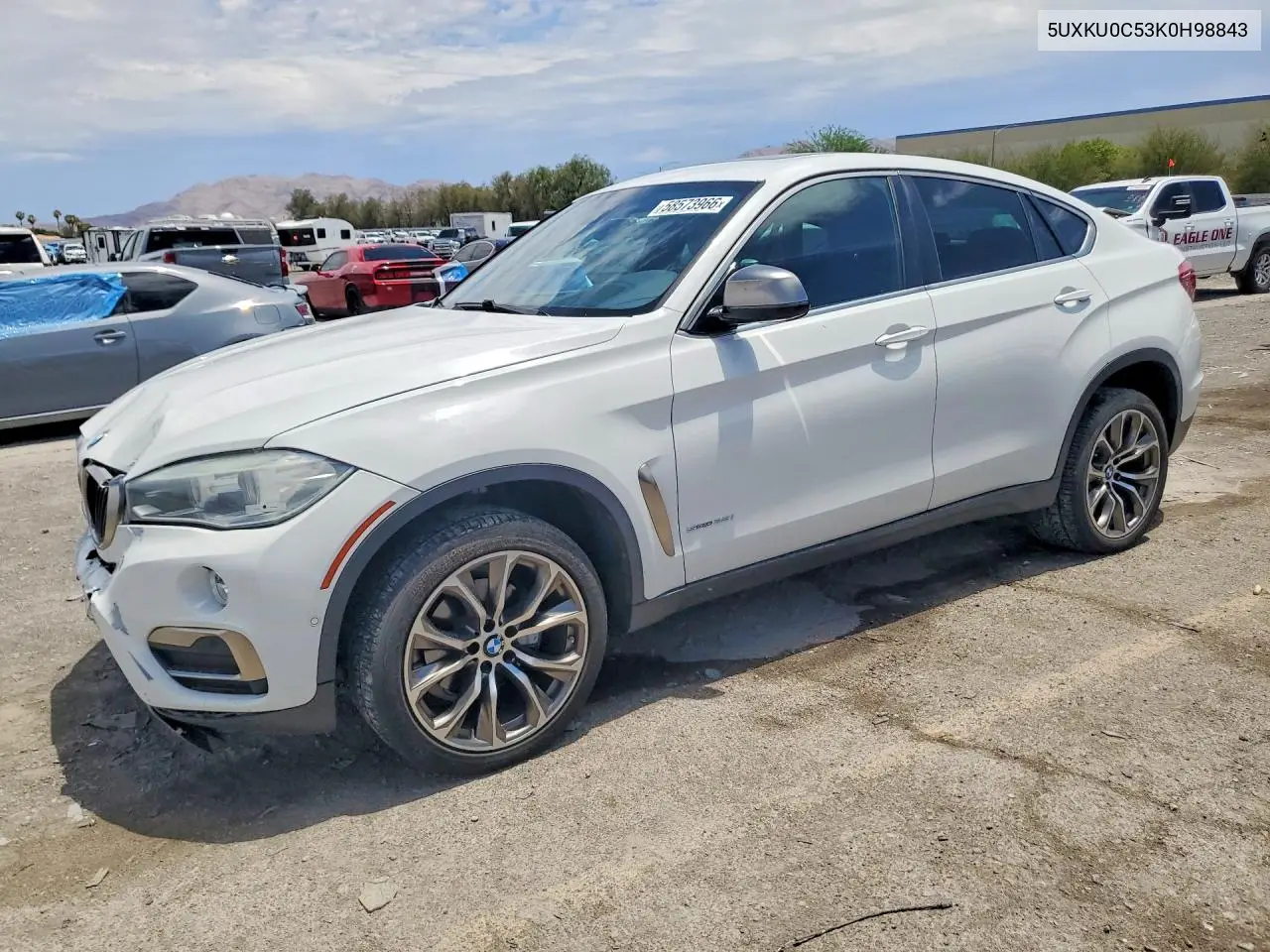 2019 BMW X6 Sdrive35I VIN: 5UXKU0C53K0H98843 Lot: 58573966