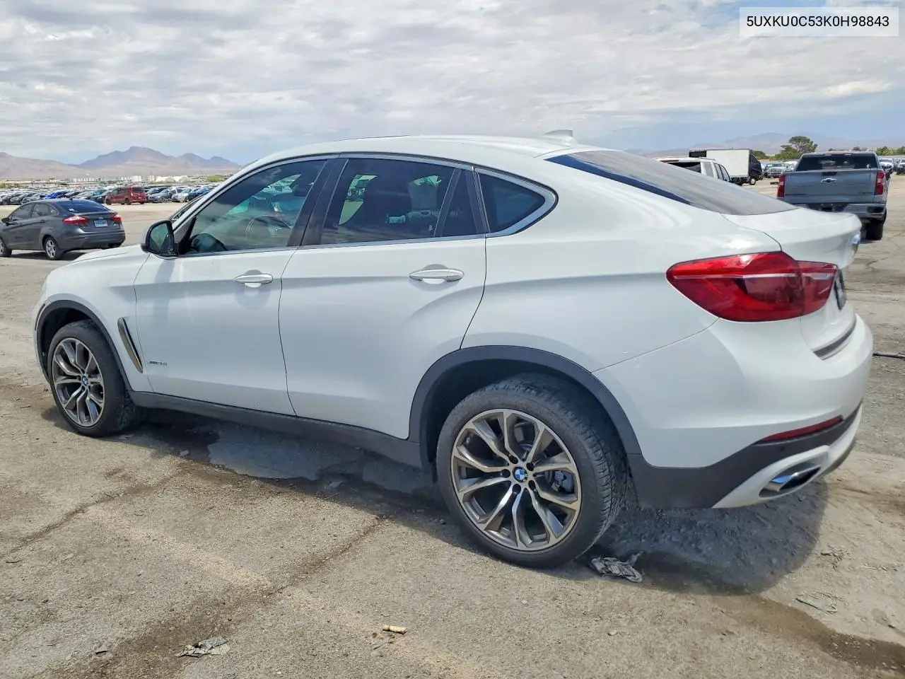 2019 BMW X6 Sdrive35I VIN: 5UXKU0C53K0H98843 Lot: 58573966