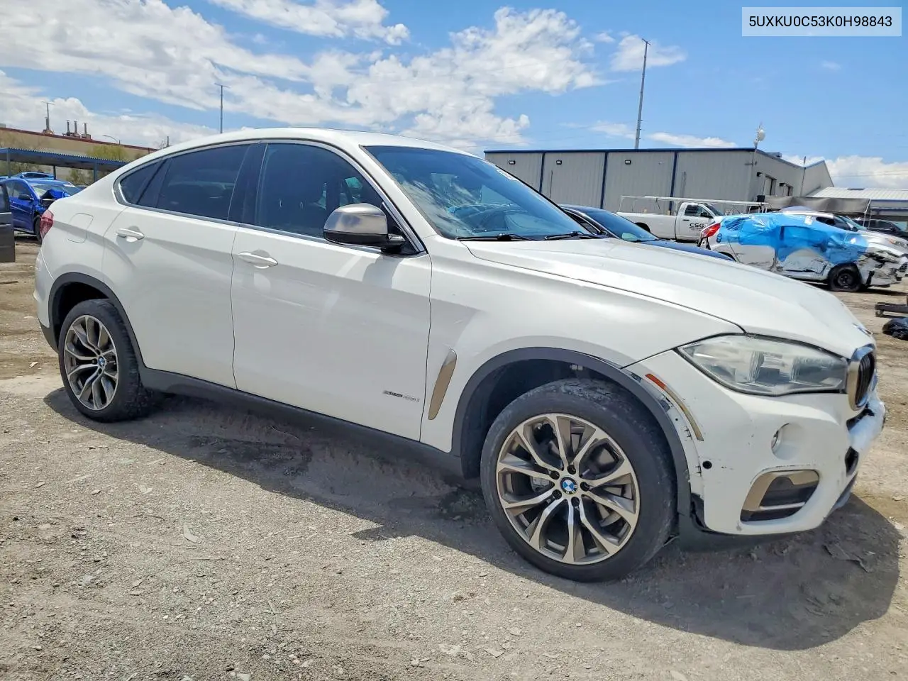 2019 BMW X6 Sdrive35I VIN: 5UXKU0C53K0H98843 Lot: 58573966