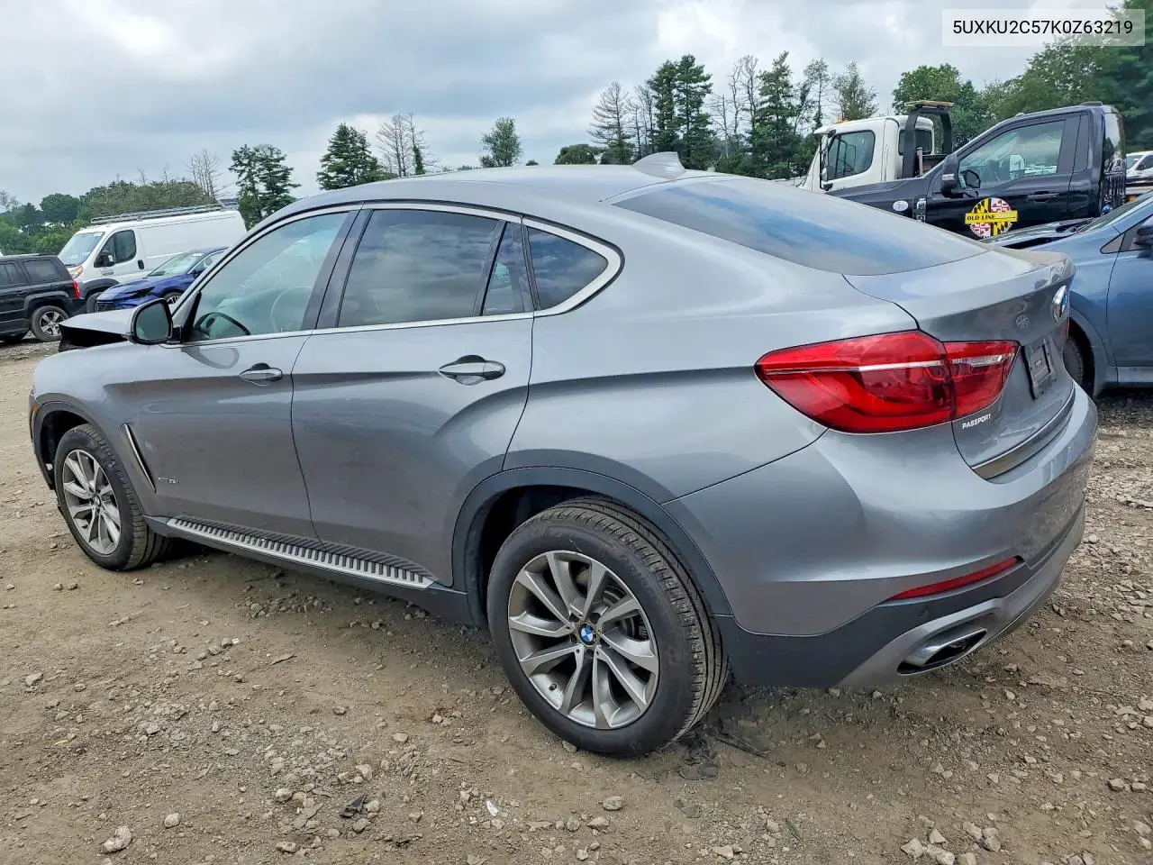 2019 BMW X6 xDrive35I VIN: 5UXKU2C57K0Z63219 Lot: 60579186
