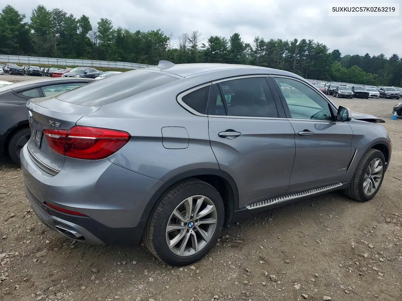 2019 BMW X6 xDrive35I VIN: 5UXKU2C57K0Z63219 Lot: 60579186