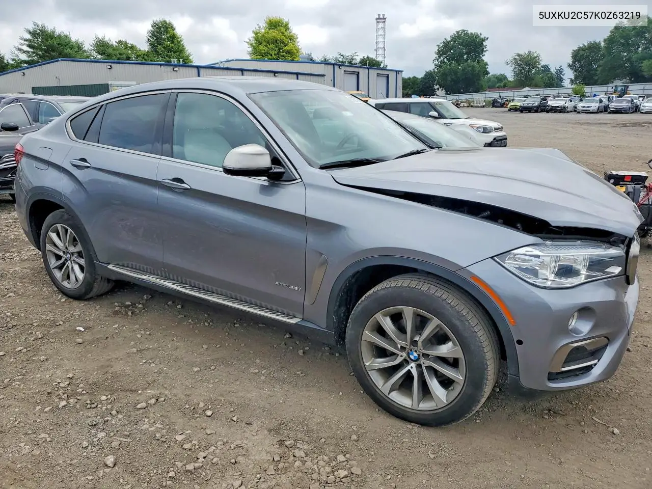 2019 BMW X6 xDrive35I VIN: 5UXKU2C57K0Z63219 Lot: 60579186