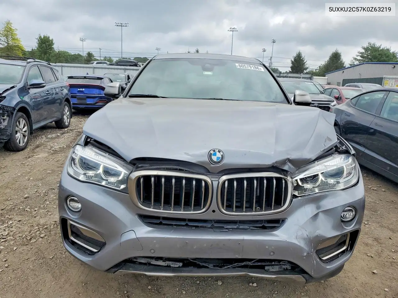 2019 BMW X6 xDrive35I VIN: 5UXKU2C57K0Z63219 Lot: 60579186