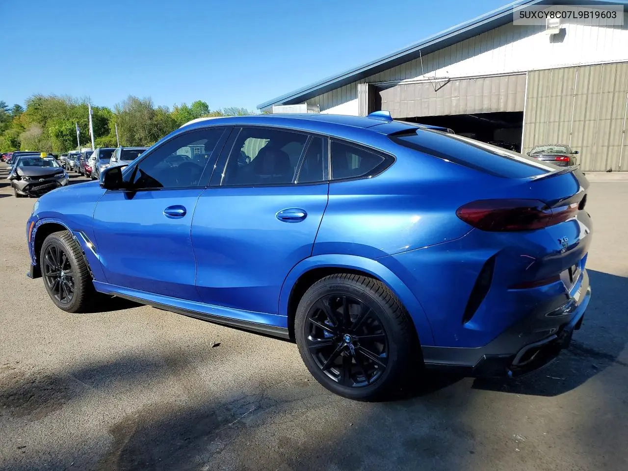 2020 BMW X6 M50I VIN: 5UXCY8C07L9B19603 Lot: 53077436