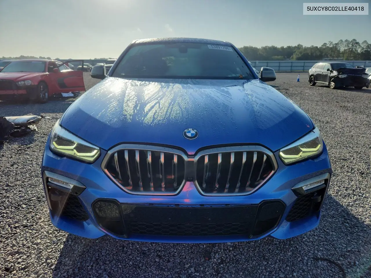 2020 BMW X6 M50I VIN: 5UXCY8C02LLE40418 Lot: 53891706