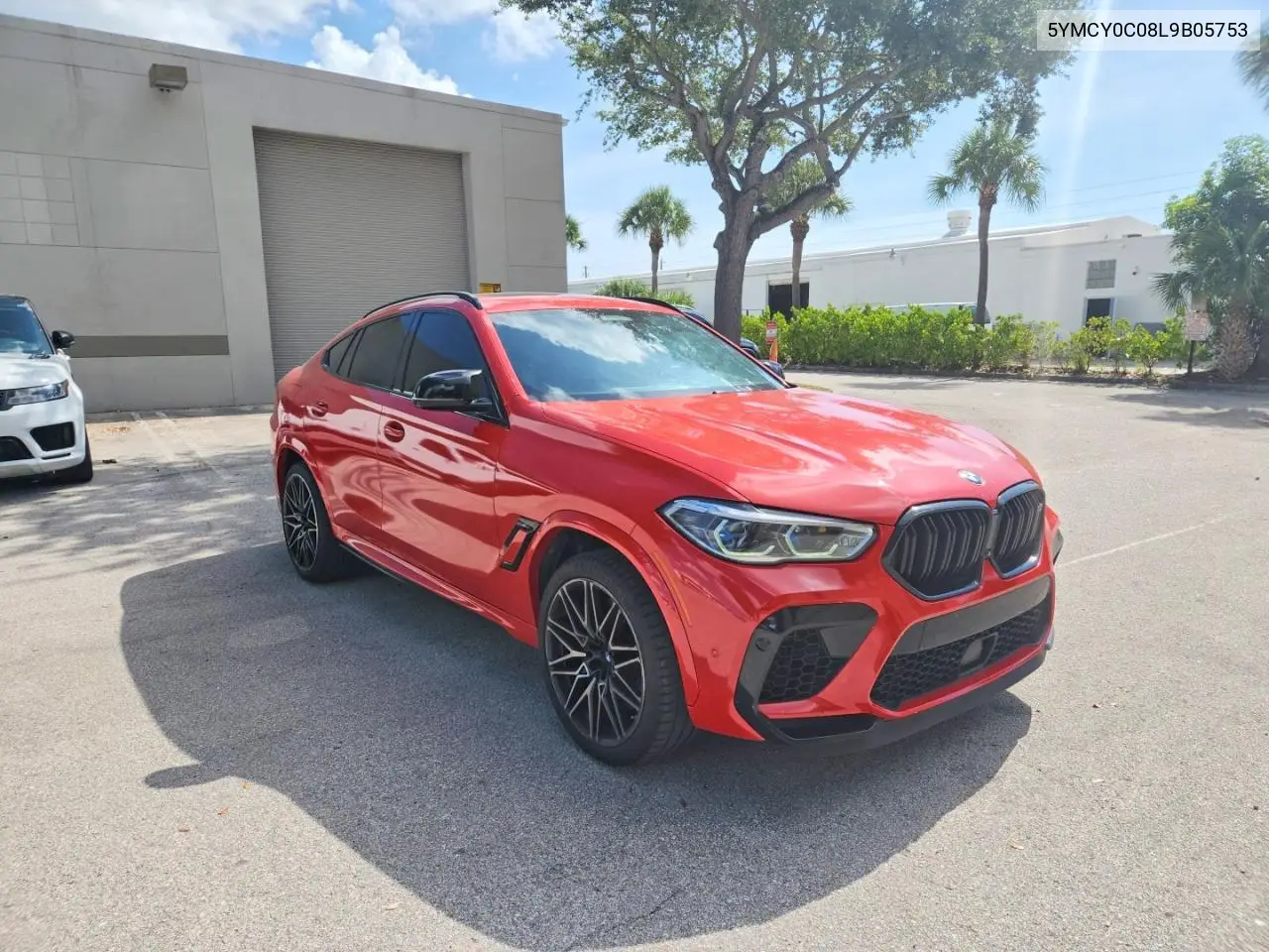 2020 BMW X6 M VIN: 5YMCY0C08L9B05753 Lot: 59602946