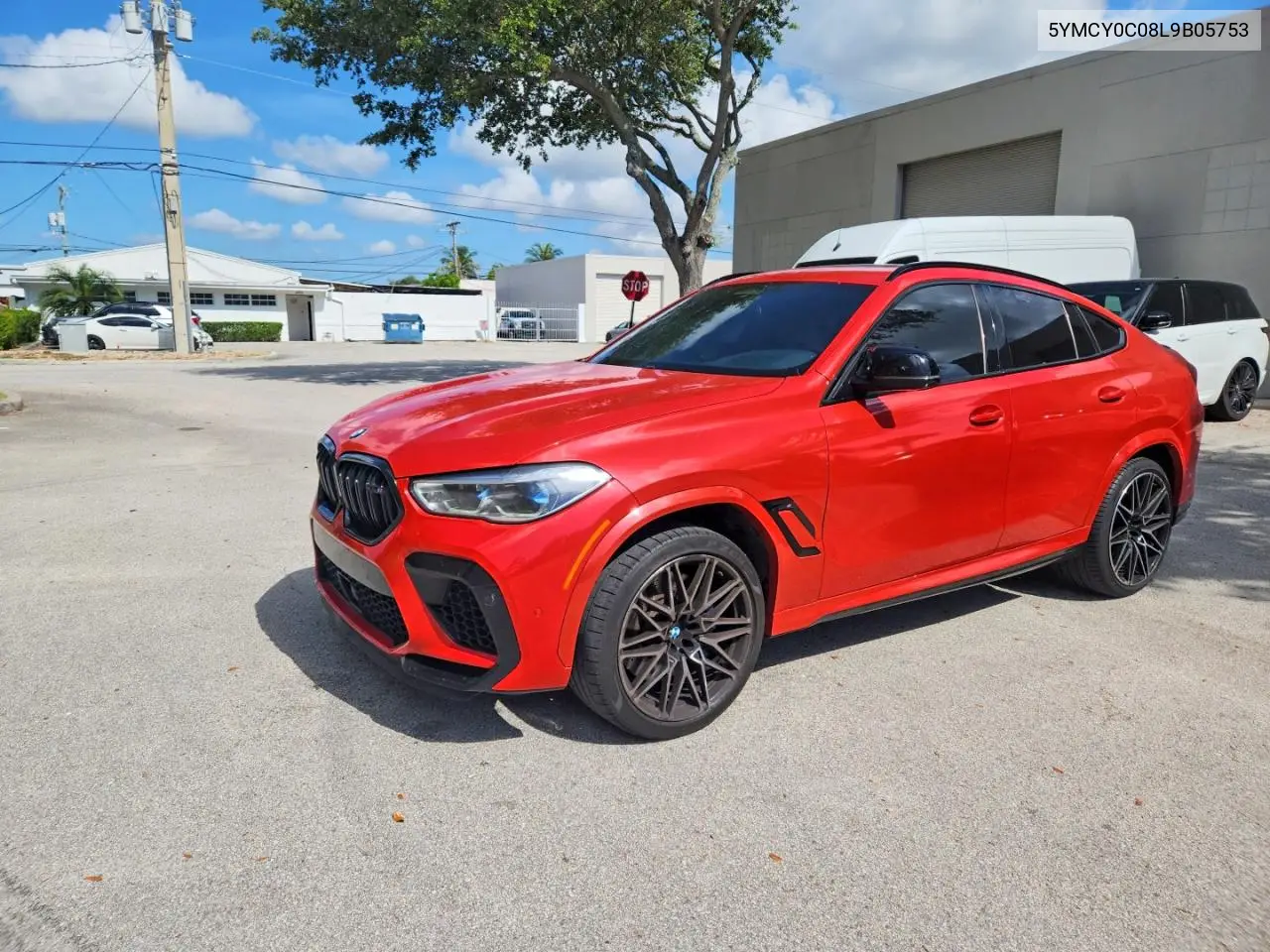 2020 BMW X6 M VIN: 5YMCY0C08L9B05753 Lot: 59602946