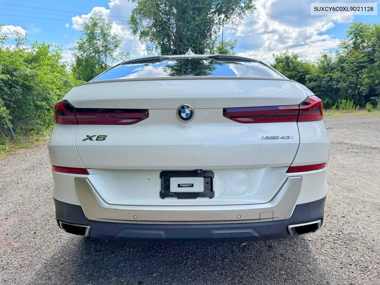 2020 BMW X6 xDrive40I VIN: 5UXCY6C0XL9D21128 Lot: 60160586