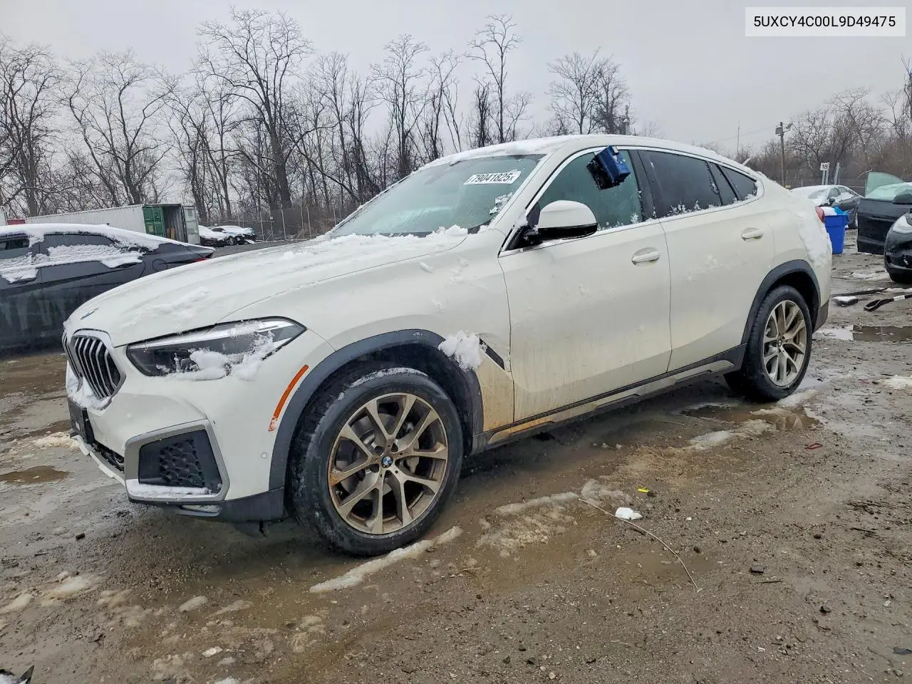 2020 BMW X6 Sdrive 40I VIN: 5UXCY4C00L9D49475 Lot: 79041825