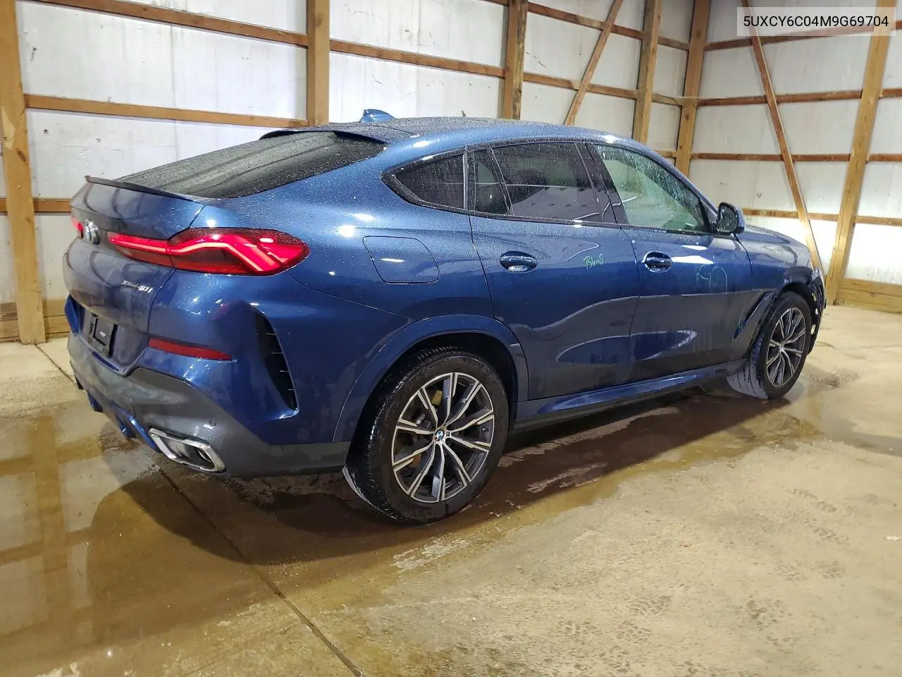 2021 BMW X6 xDrive40I VIN: 5UXCY6C04M9G69704 Lot: 54078226