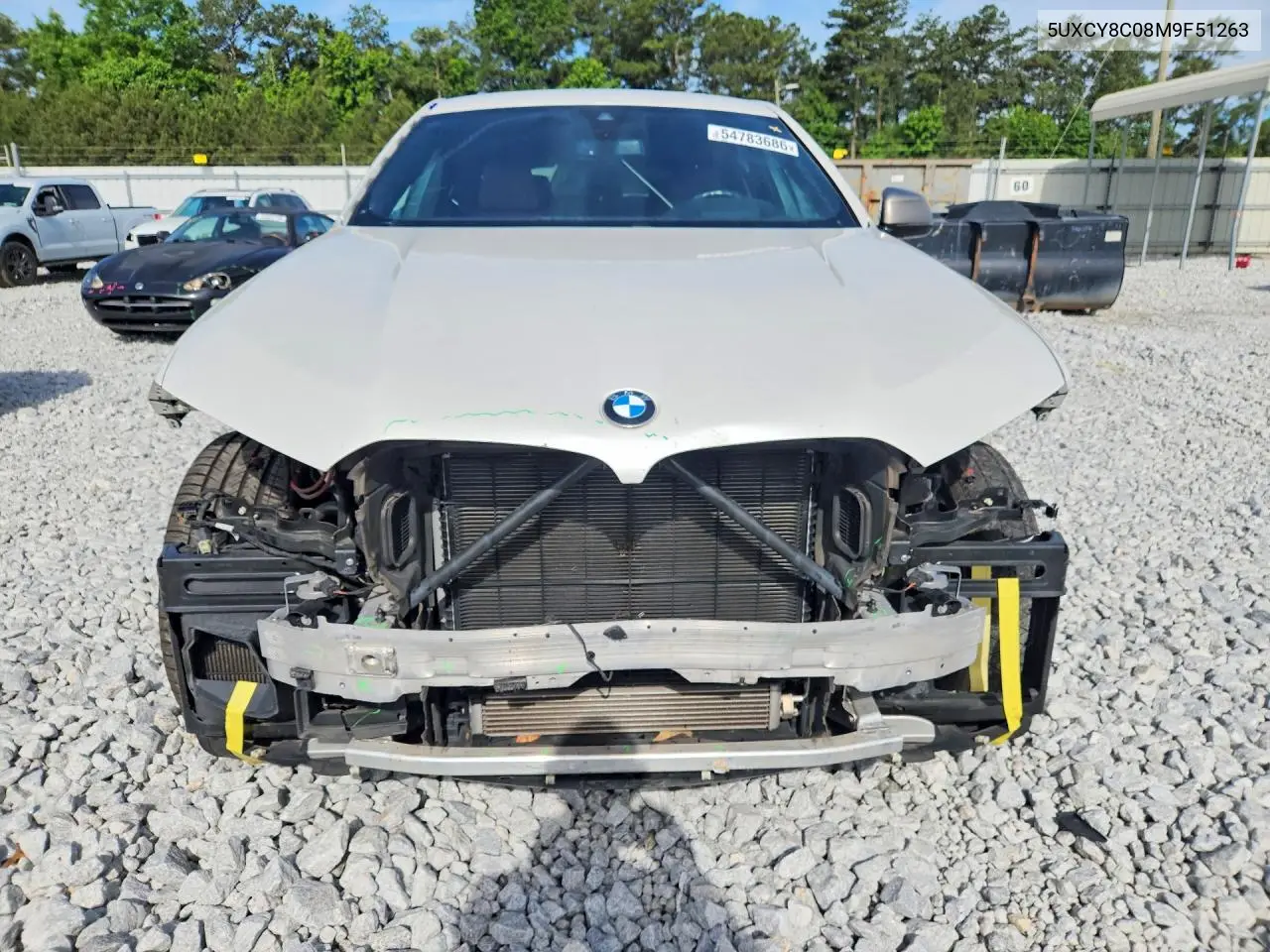 2021 BMW X6 M50I VIN: 5UXCY8C08M9F51263 Lot: 54783686