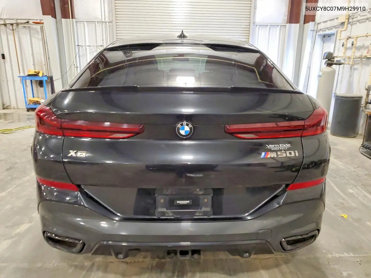 2021 BMW X6 M50I VIN: 5UXCY8C07M9H29910 Lot: 57242866
