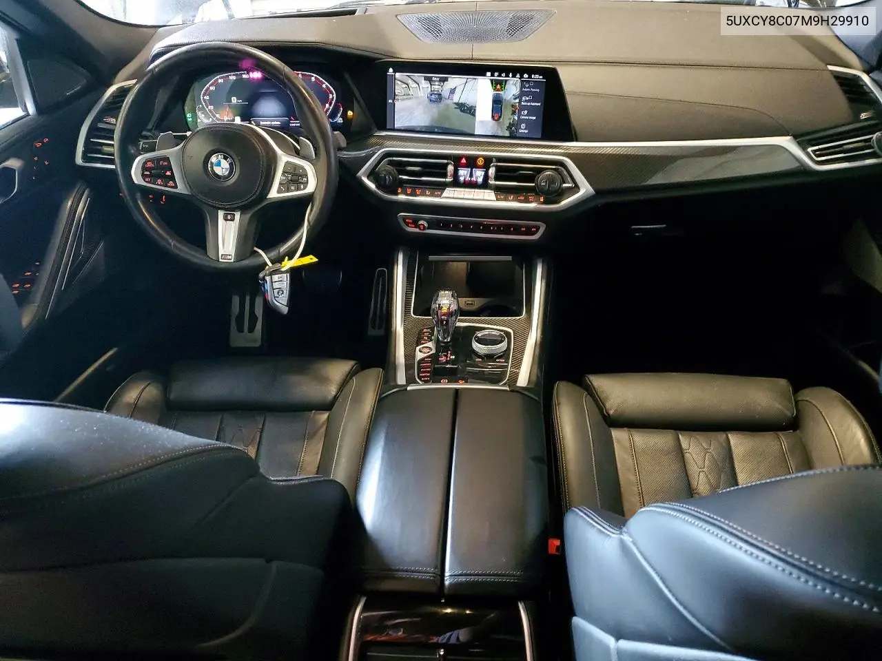2021 BMW X6 M50I VIN: 5UXCY8C07M9H29910 Lot: 57242866