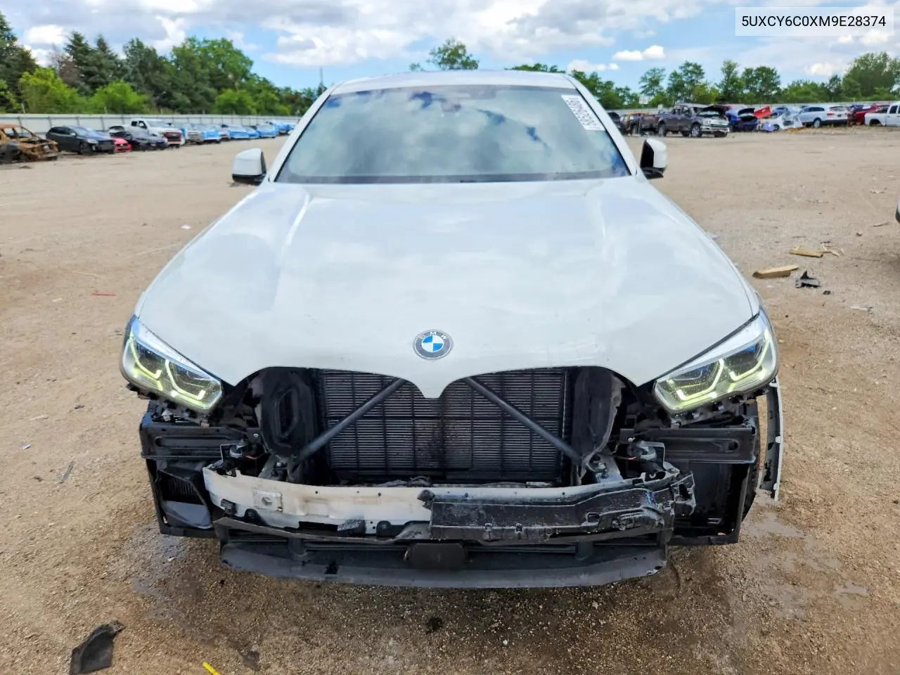2021 BMW X6 xDrive40I VIN: 5UXCY6C0XM9E28374 Lot: 58526486