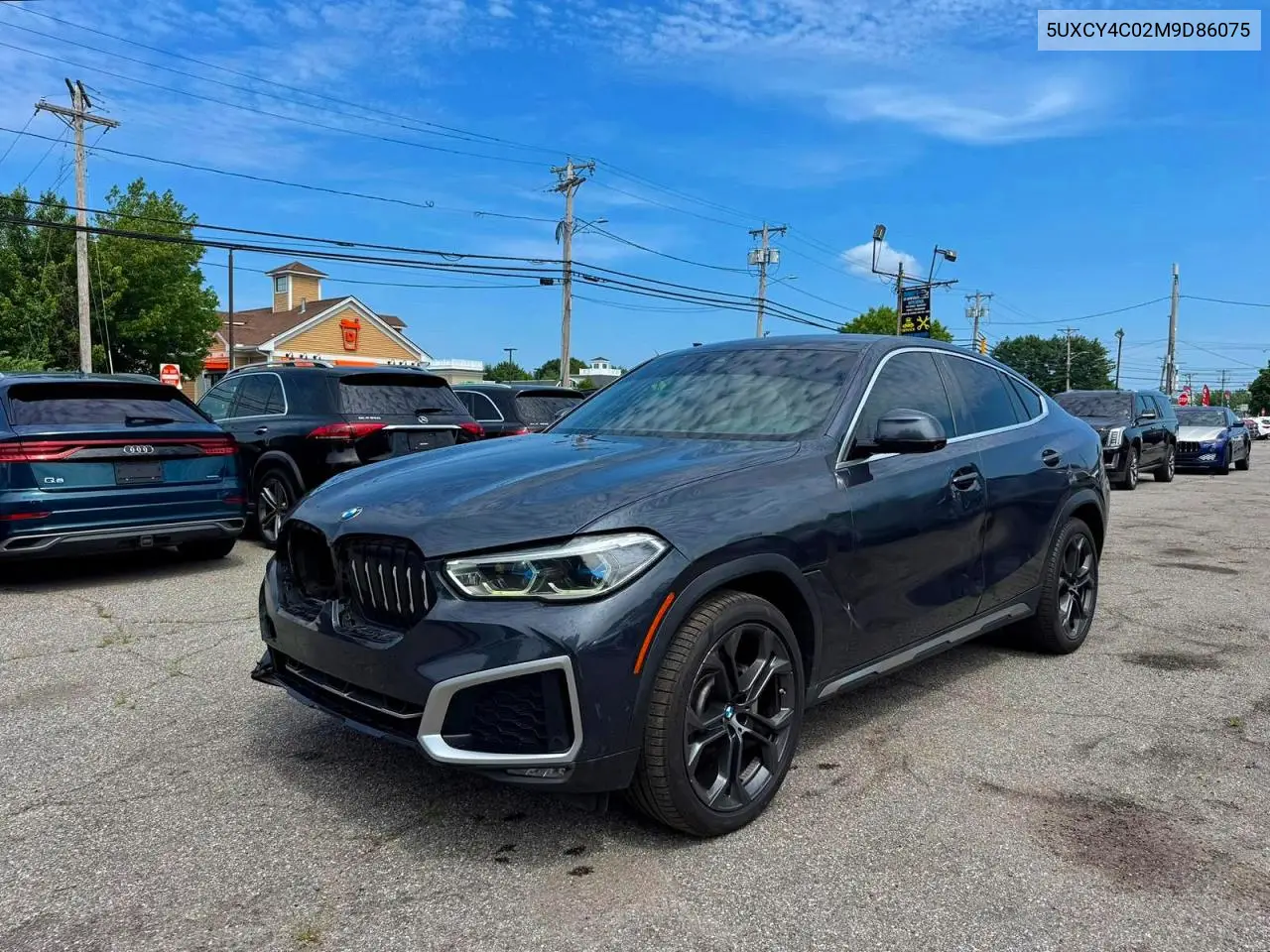 2021 BMW X6 Sdrive40I VIN: 5UXCY4C02M9D86075 Lot: 60154596