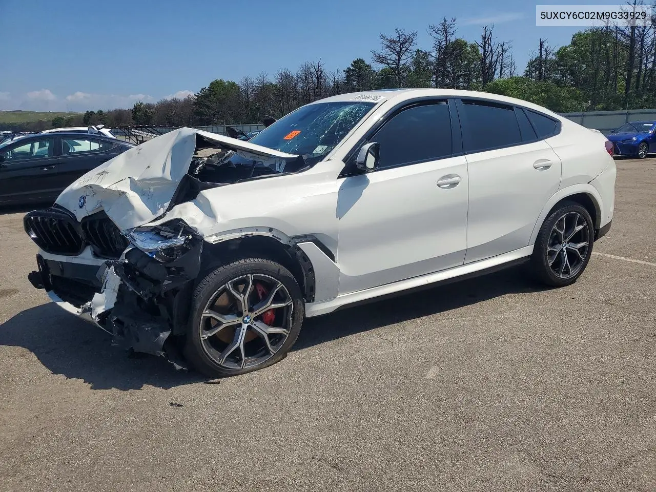 2021 BMW X6 xDrive40I VIN: 5UXCY6C02M9G33929 Lot: 60169716