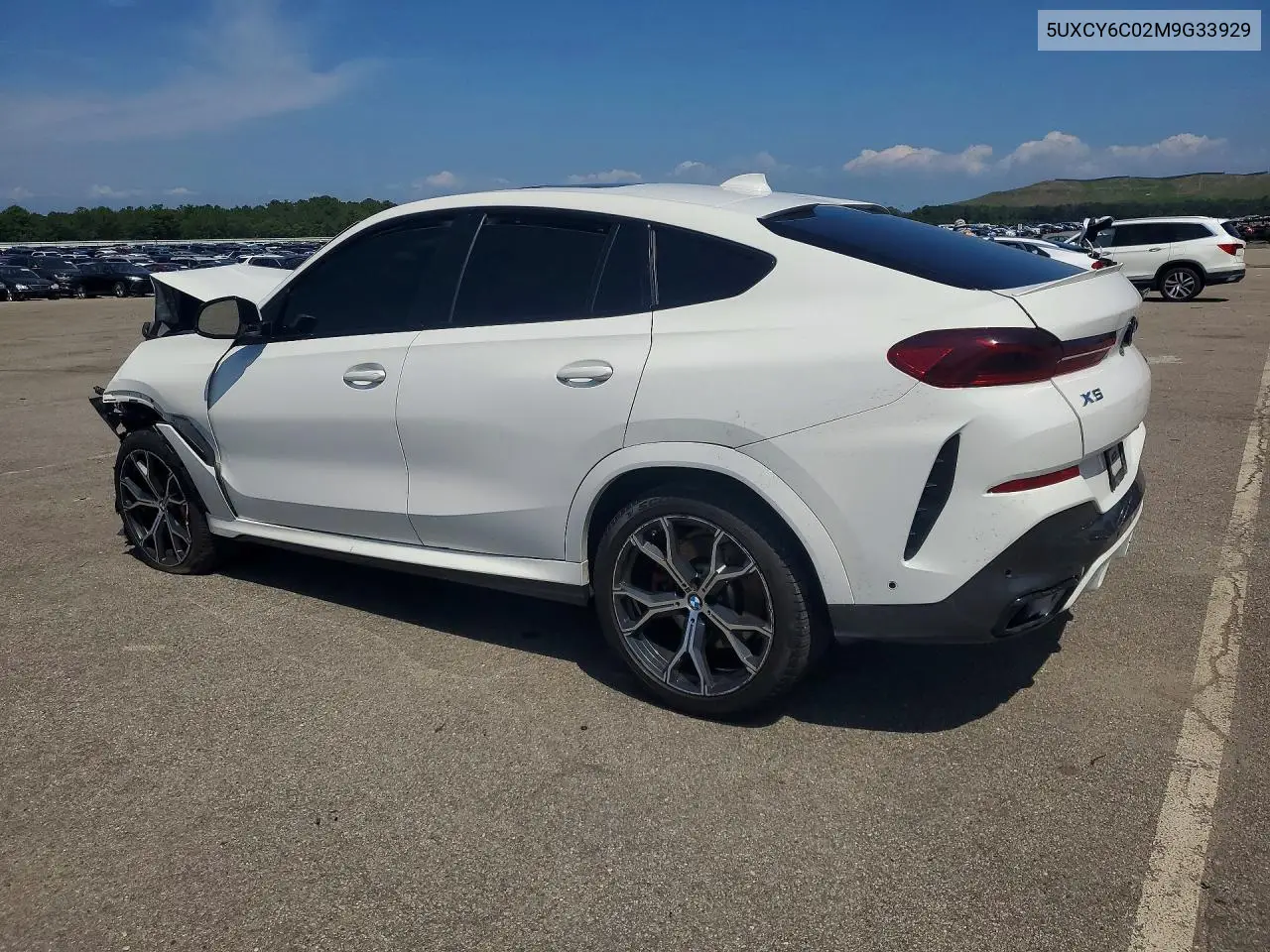 2021 BMW X6 xDrive40I VIN: 5UXCY6C02M9G33929 Lot: 60169716