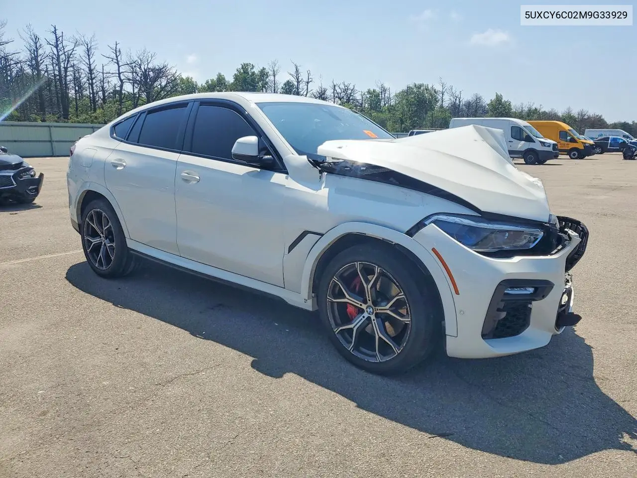 2021 BMW X6 xDrive40I VIN: 5UXCY6C02M9G33929 Lot: 60169716