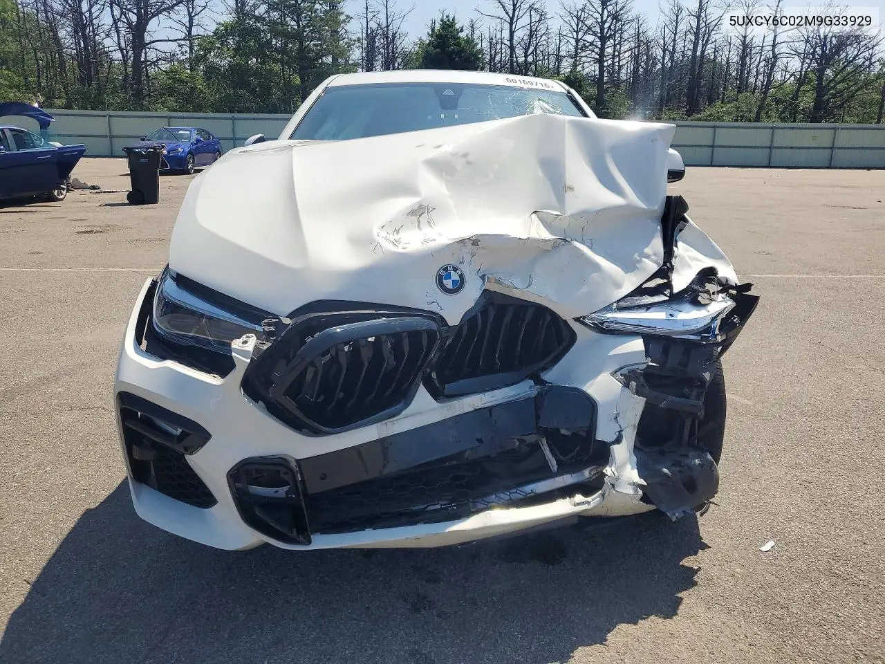 2021 BMW X6 xDrive40I VIN: 5UXCY6C02M9G33929 Lot: 60169716