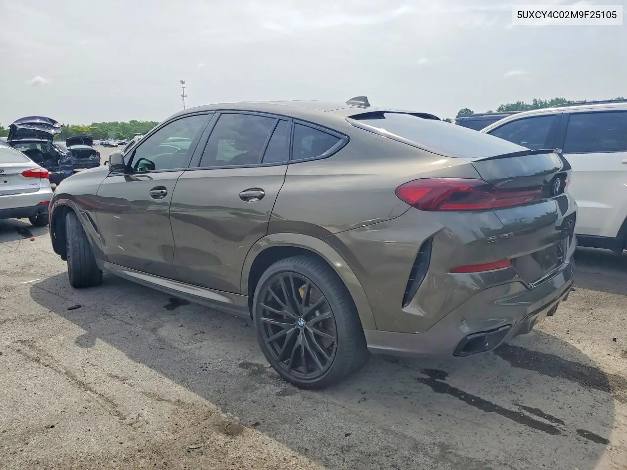 2021 BMW X6 Sdrive 40I VIN: 5UXCY4C02M9F25105 Lot: 60489066