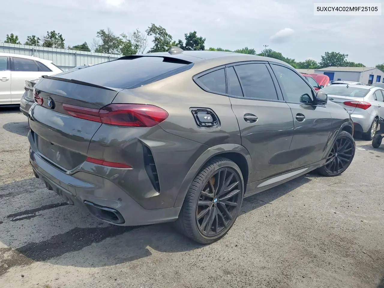 2021 BMW X6 Sdrive 40I VIN: 5UXCY4C02M9F25105 Lot: 60489066