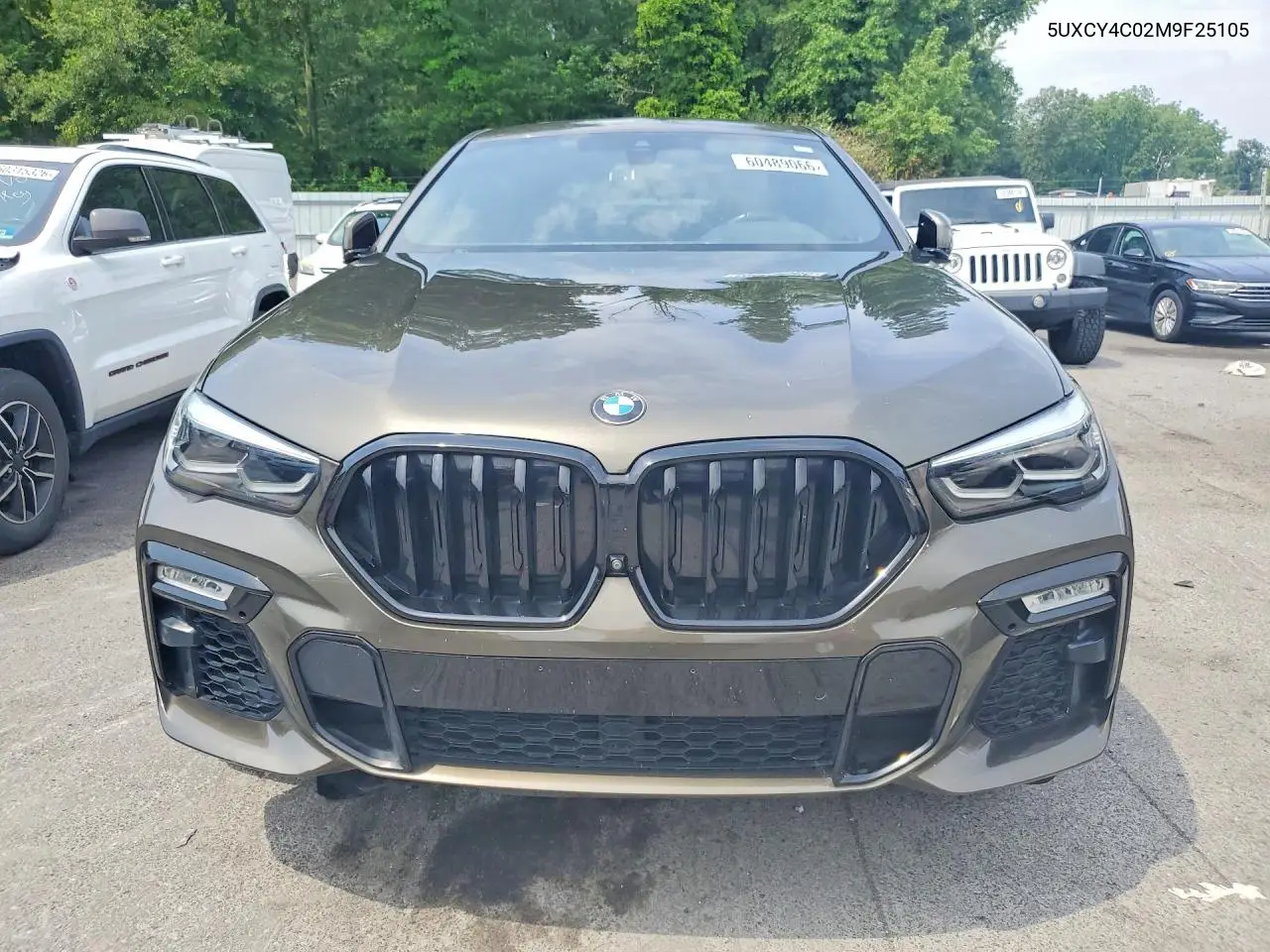 2021 BMW X6 Sdrive 40I VIN: 5UXCY4C02M9F25105 Lot: 60489066