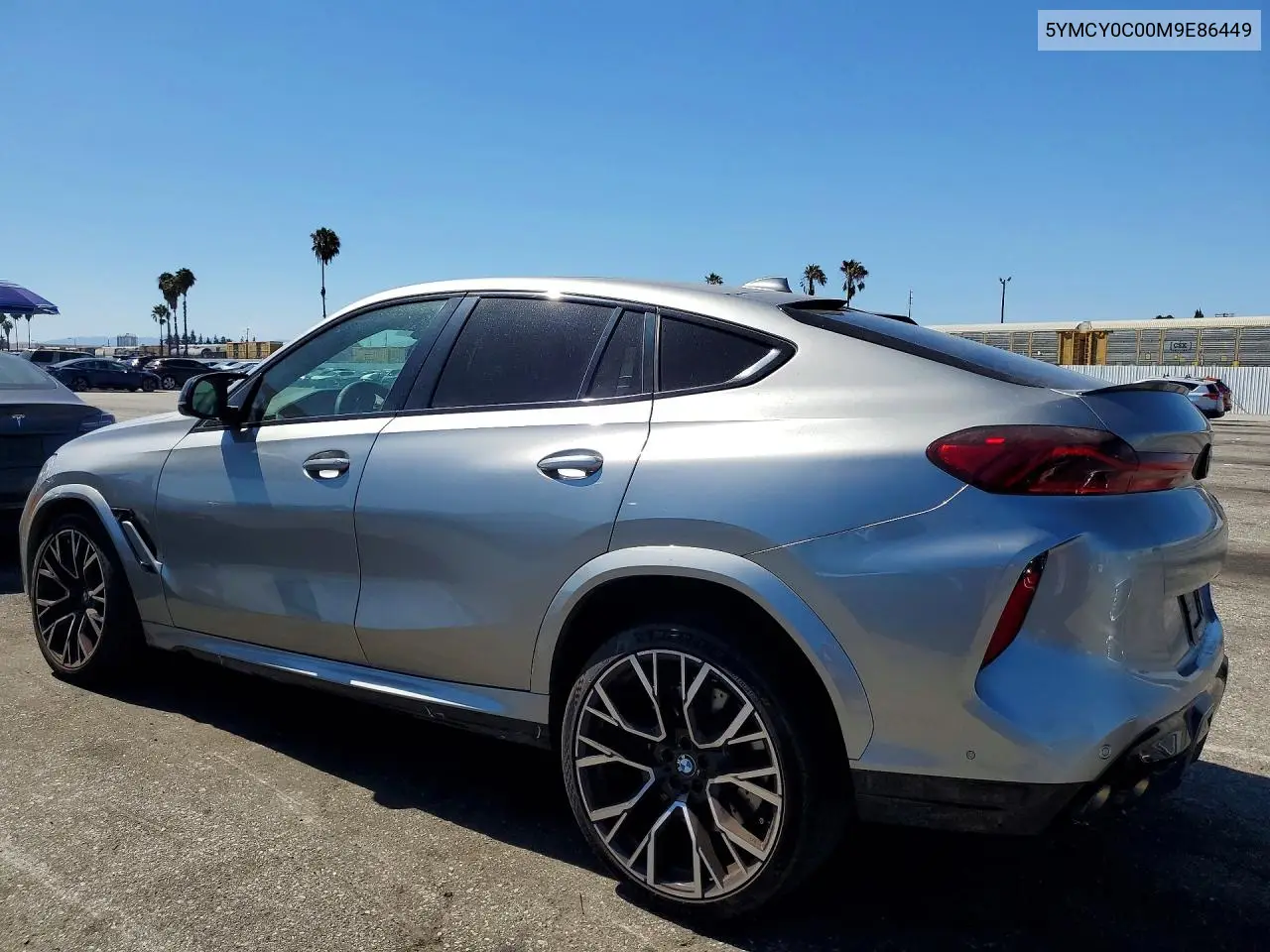 2021 BMW X6 M/M Competition VIN: 5YMCY0C00M9E86449 Lot: 61563996