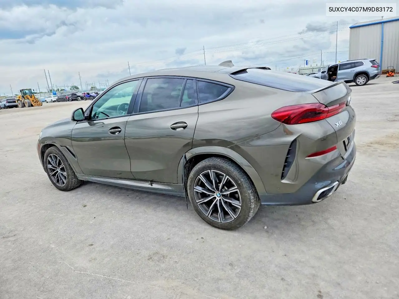2021 BMW X6 Sdrive 40I VIN: 5UXCY4C07M9D83172 Lot: 61768286