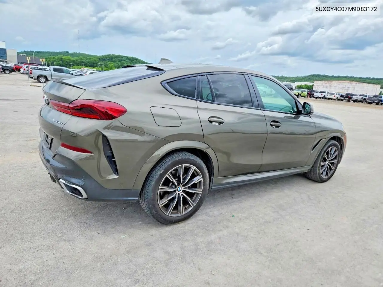 2021 BMW X6 Sdrive 40I VIN: 5UXCY4C07M9D83172 Lot: 61768286