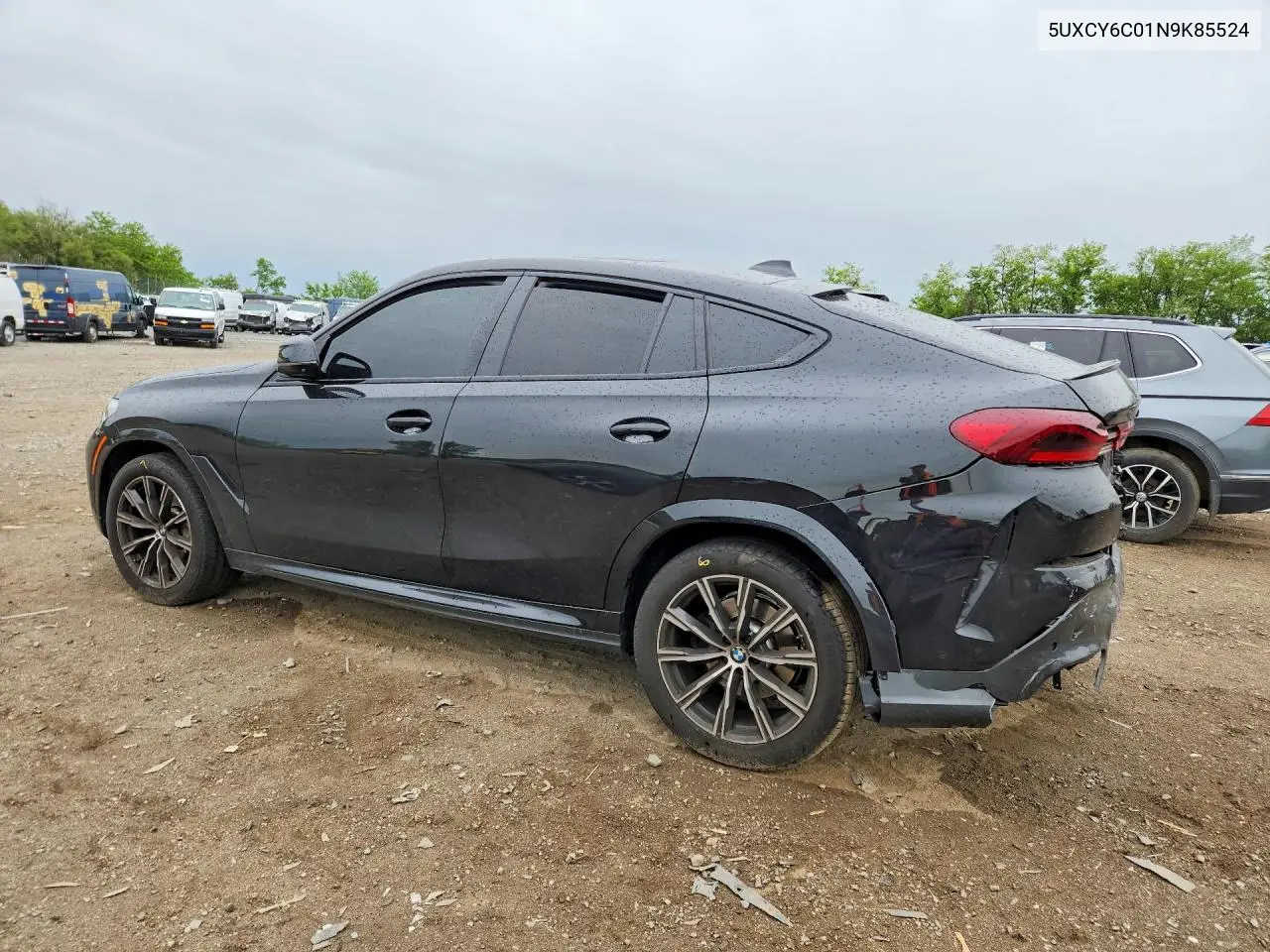 2022 BMW X6 xDrive40I VIN: 5UXCY6C01N9K85524 Lot: 53112406