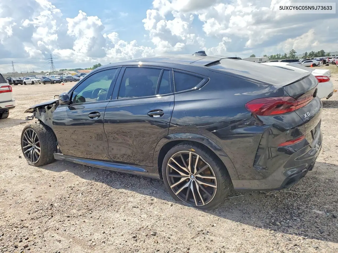 2022 BMW X6 xDrive40I VIN: 5UXCY6C05N9J73633 Lot: 54135096