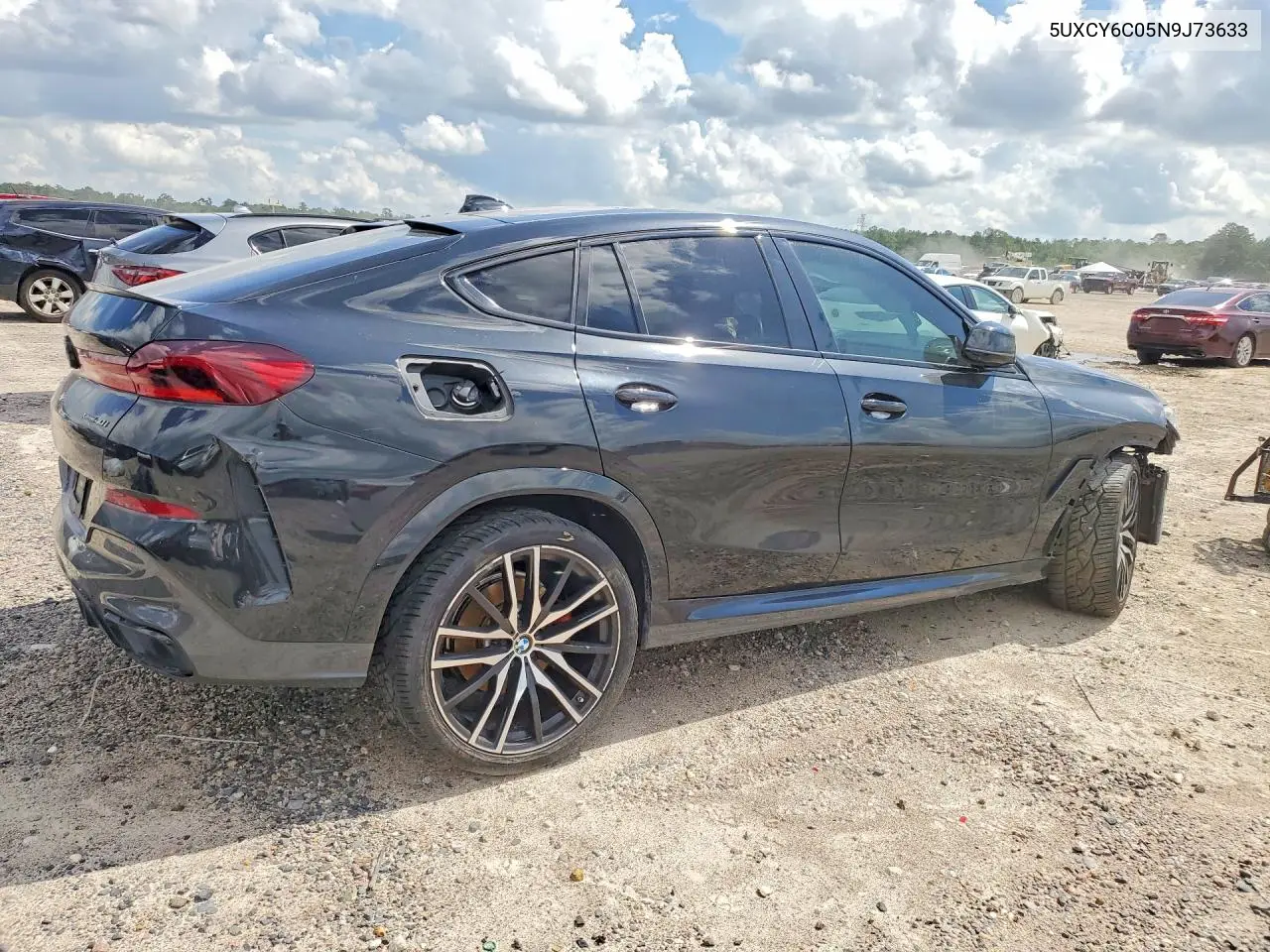 2022 BMW X6 xDrive40I VIN: 5UXCY6C05N9J73633 Lot: 54135096