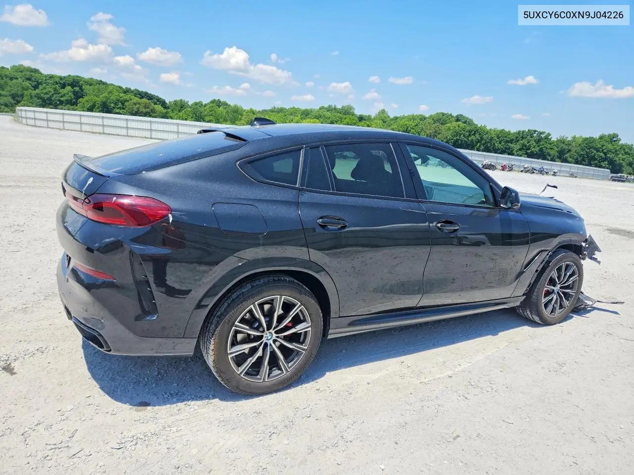 2022 BMW X6 xDrive40I VIN: 5UXCY6C0XN9J04226 Lot: 54156086
