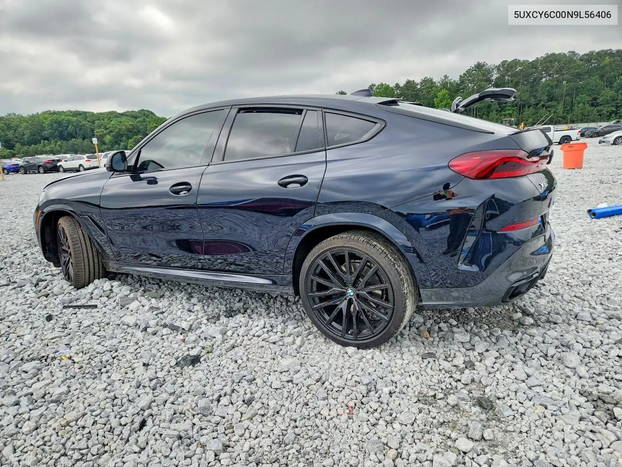 2022 BMW X6 xDrive40I VIN: 5UXCY6C00N9L56406 Lot: 54533906