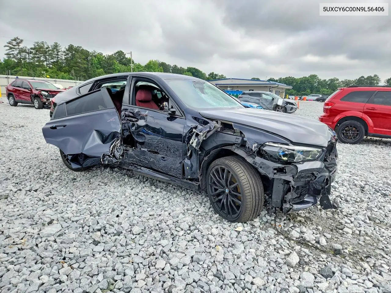 2022 BMW X6 xDrive40I VIN: 5UXCY6C00N9L56406 Lot: 54533906