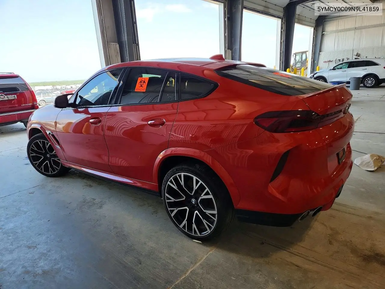2022 BMW X6 M VIN: 5YMCY0C09N9L41859 Lot: 55830606