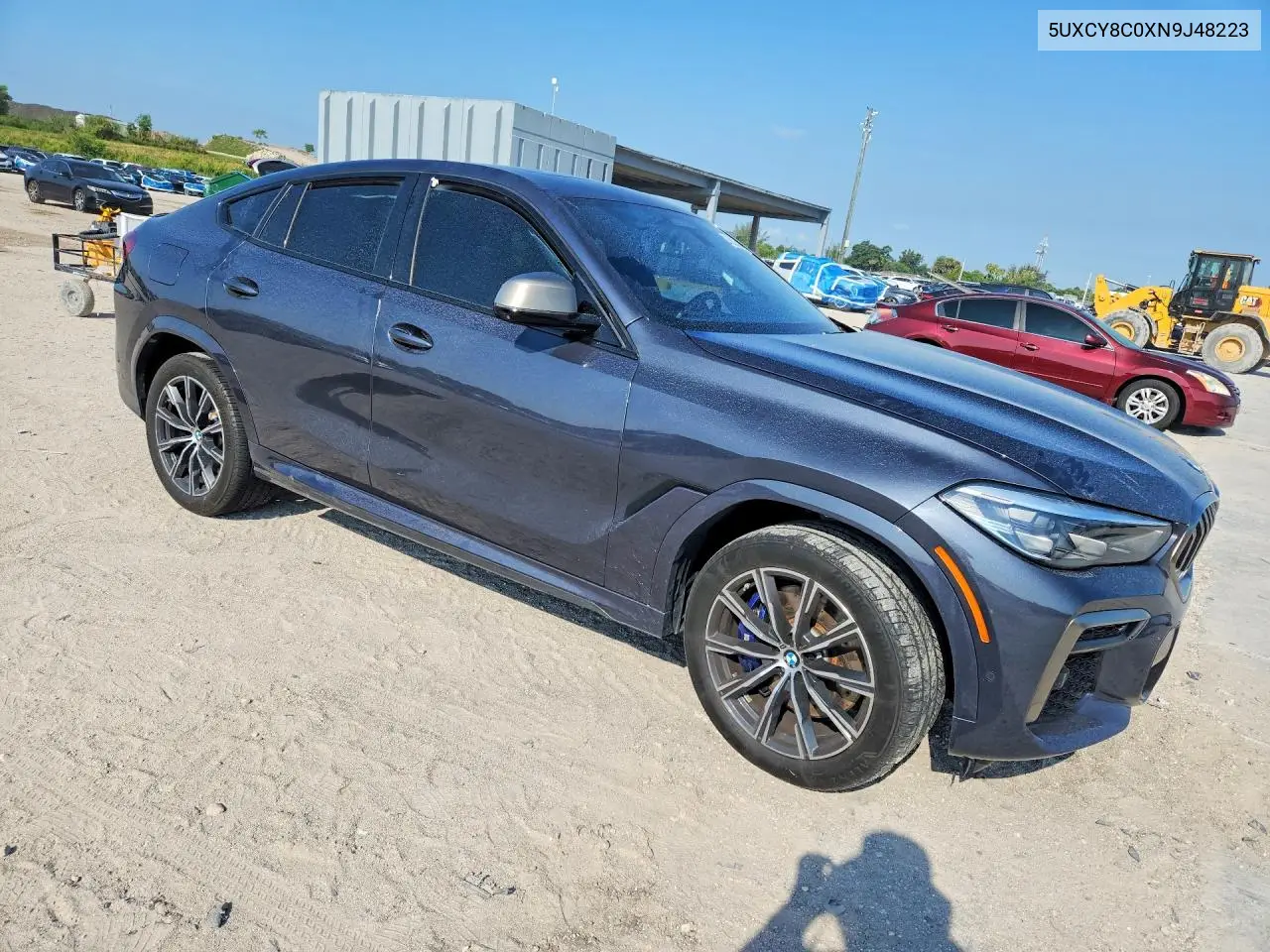 2022 BMW X6 M50I VIN: 5UXCY8C0XN9J48223 Lot: 58334336