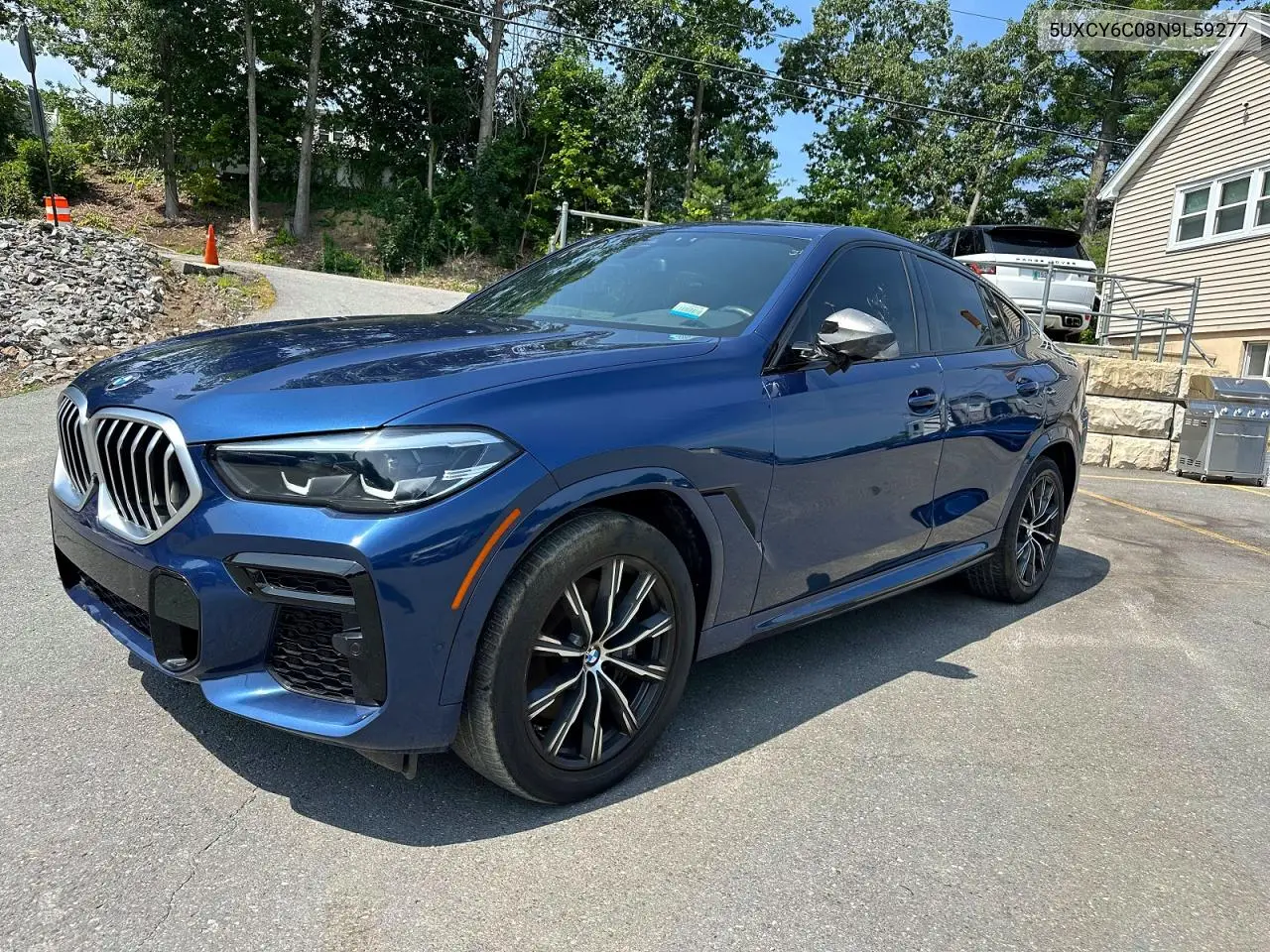 2022 BMW X6 xDrive40I VIN: 5UXCY6C08N9L59277 Lot: 59860946