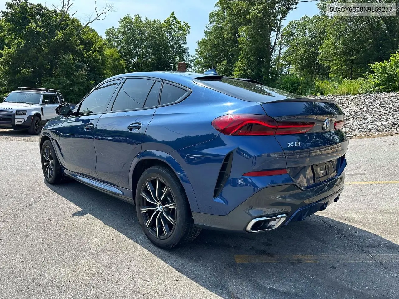 2022 BMW X6 xDrive40I VIN: 5UXCY6C08N9L59277 Lot: 59860946